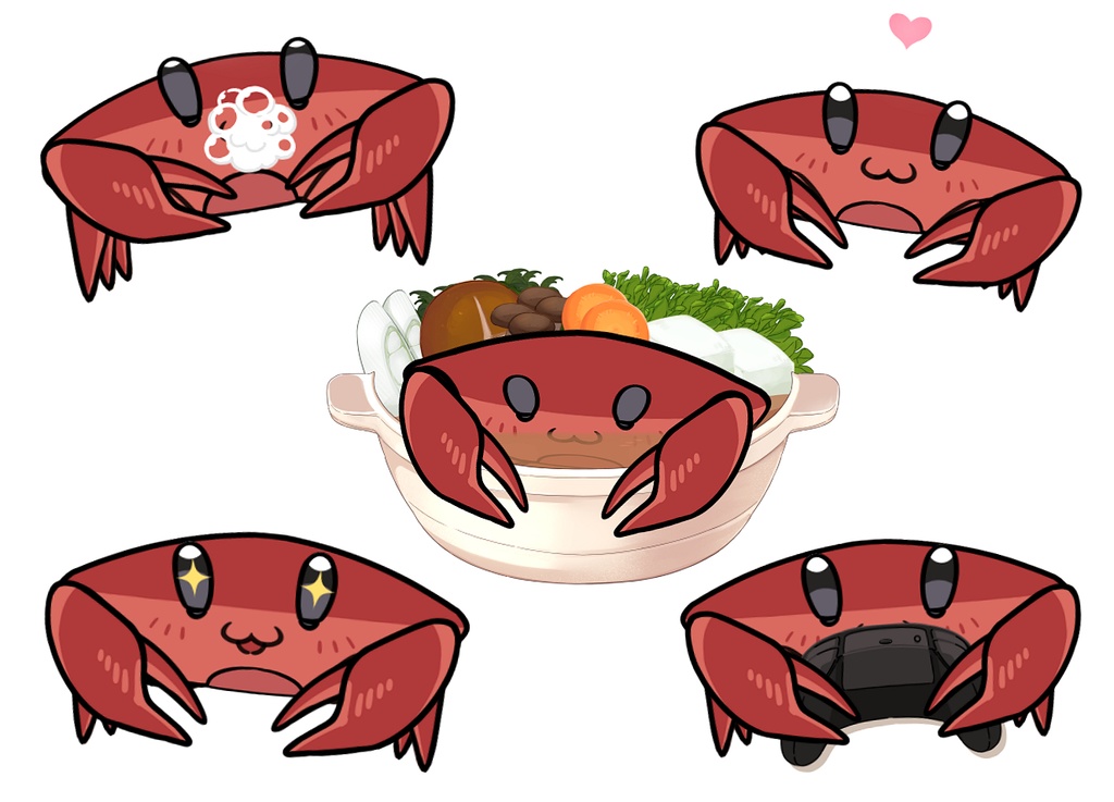 【汎用モデル】ゲームもできる! カニ