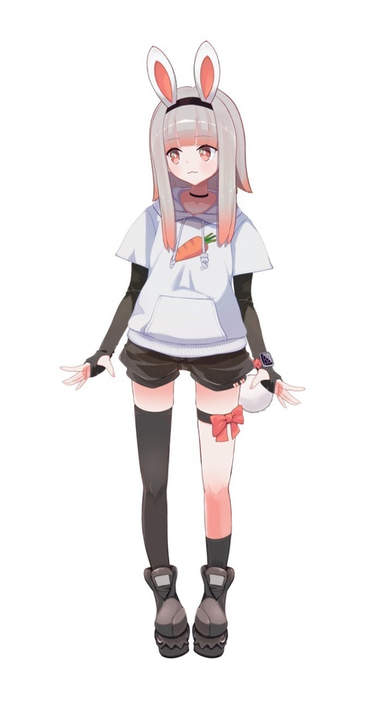 【汎用モデル】カスタマイズもできる!ウサミミの女の子