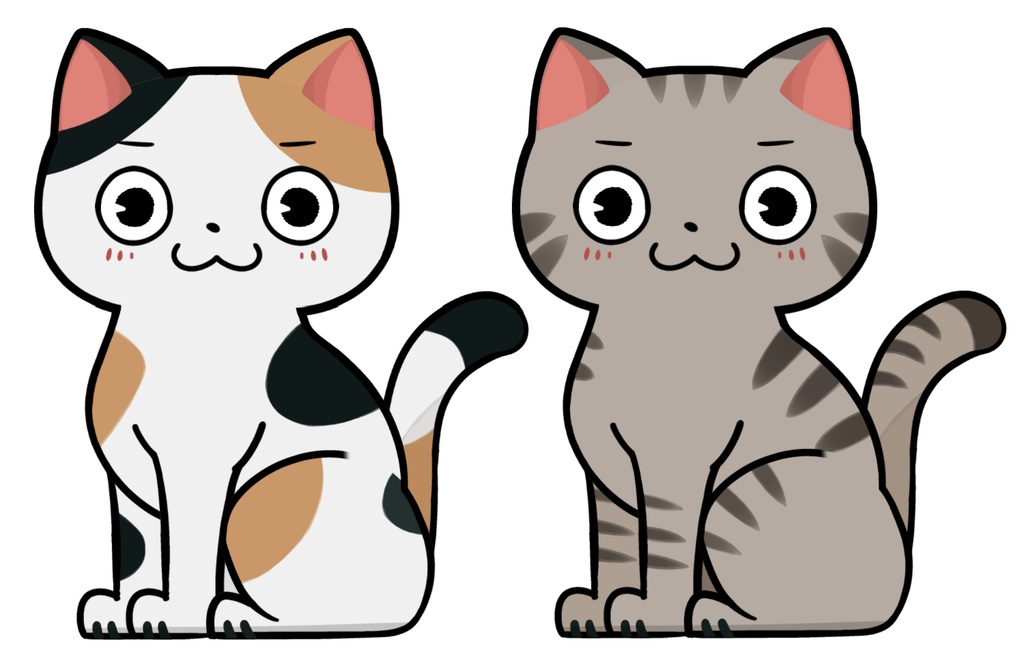 【汎用モデル】よくのびる ねこ