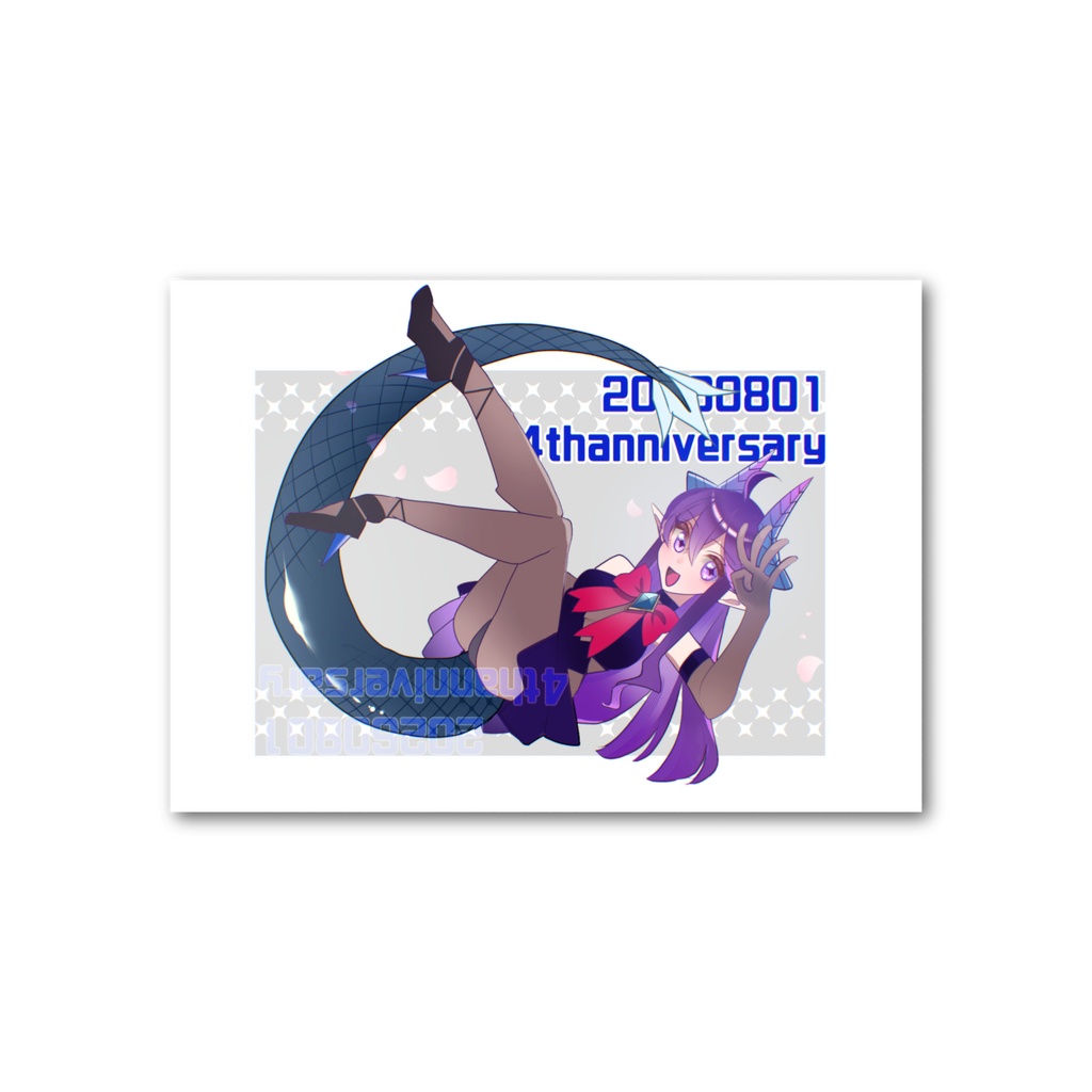 ごぜたろ4th anniversary‼フォト風カード