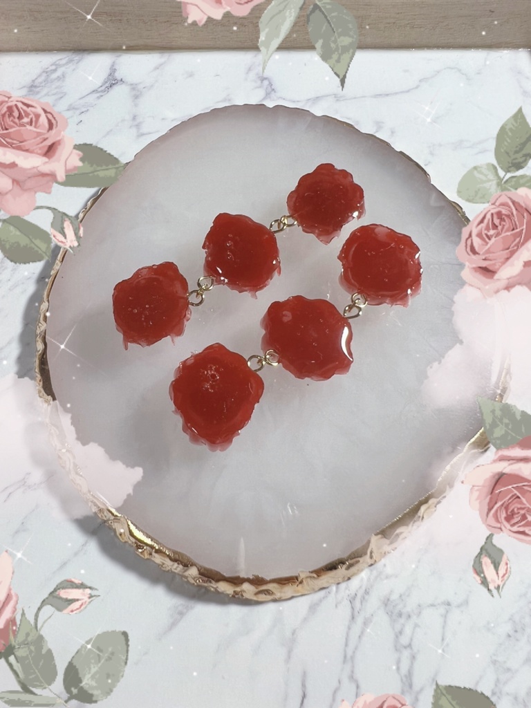 ローゼンメイデン 真紅 イメージ ピアス/イヤリング