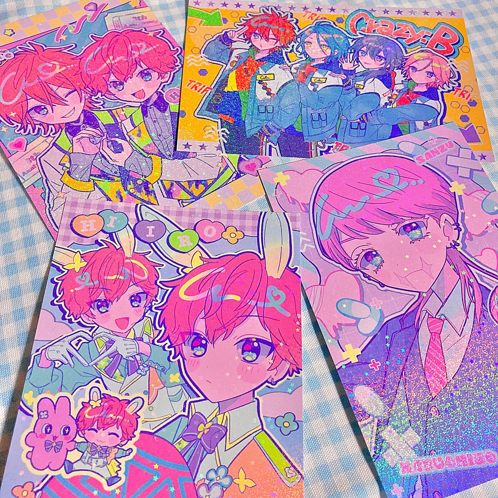 キラキラポストカード