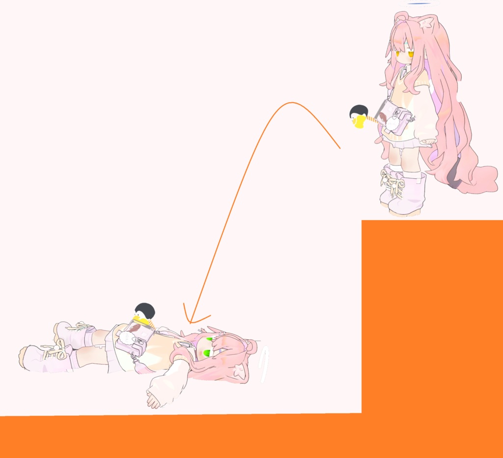 落下死ギミック