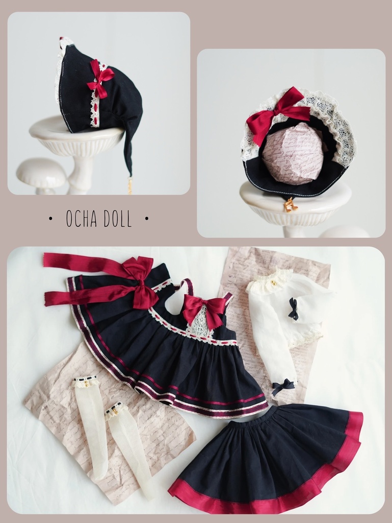 [ocha]1/4(MDD,KUMAKO)サイズドール衣装セット「SWEET 魔法学院」