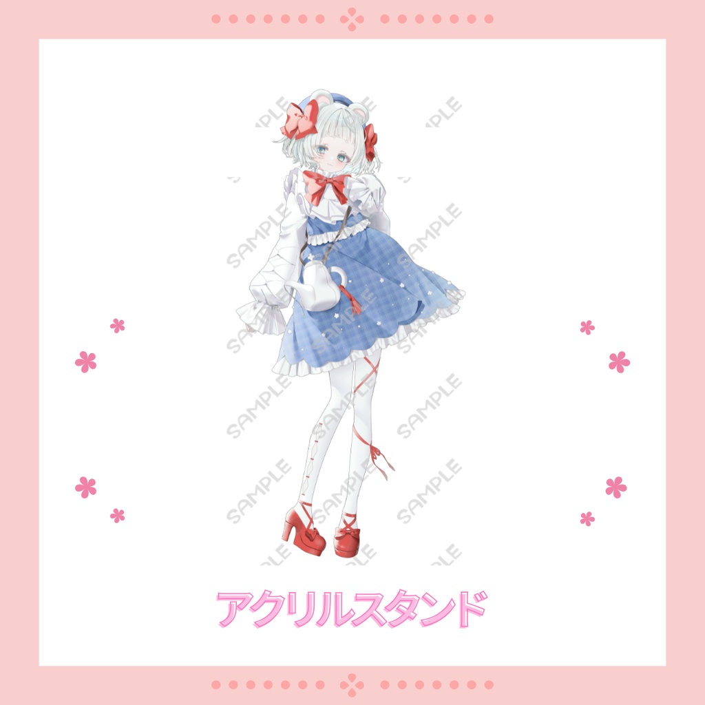【受注生産】清楚かわいいゆしろふうアクリルスタンド
