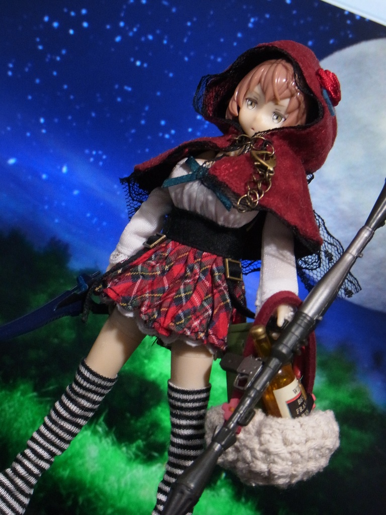 ◆誰でも赤ずきんセット◆1/12サイズ ドール服 布服◆