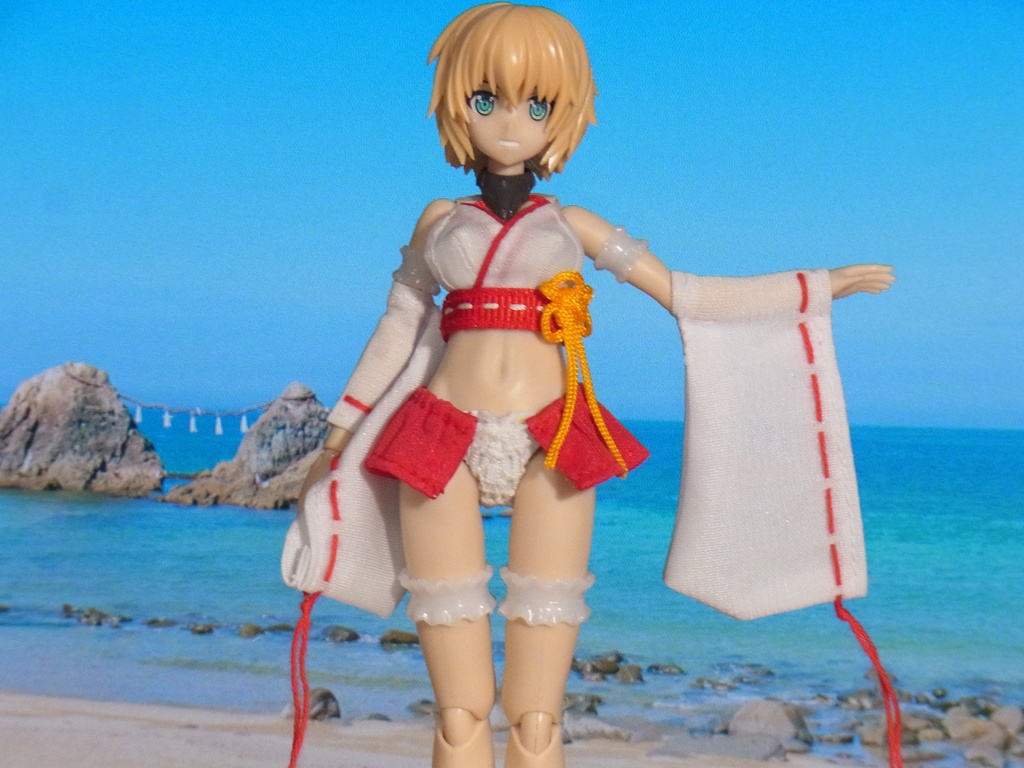 巫女専用 和風水着セット🌸1/10~1/12サイズ ドール服 布服