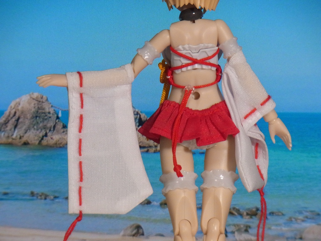 巫女専用 和風水着セット🌸1/10~1/12サイズ ドール服 布服