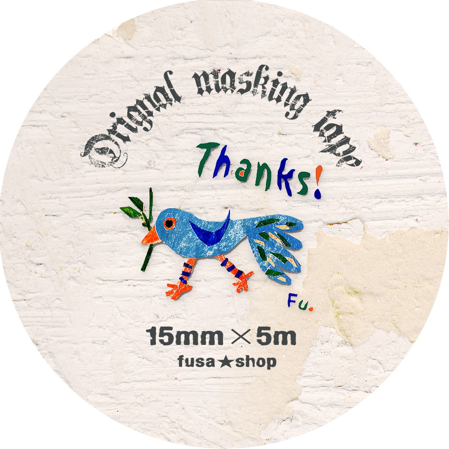 Thanks!トリ マスキングテープ