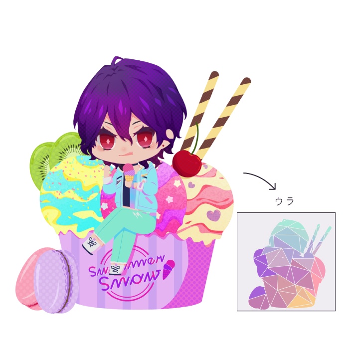 サマースノーアクスタ