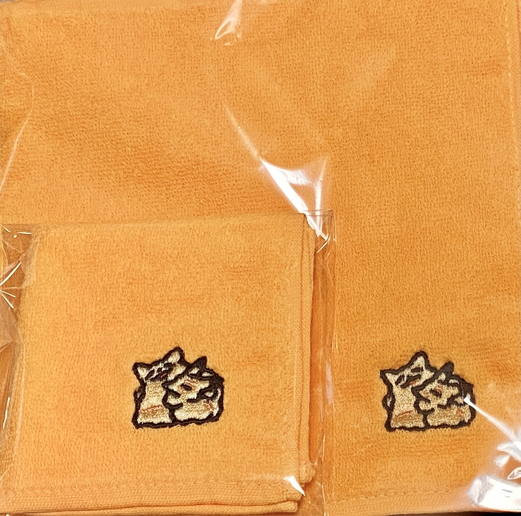 かえあか刺繍ハンカチ
