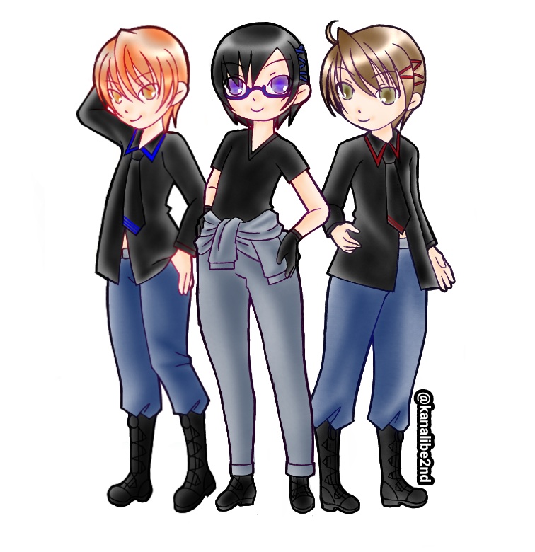 このちい/アクリルスタンド簡易版軍服version