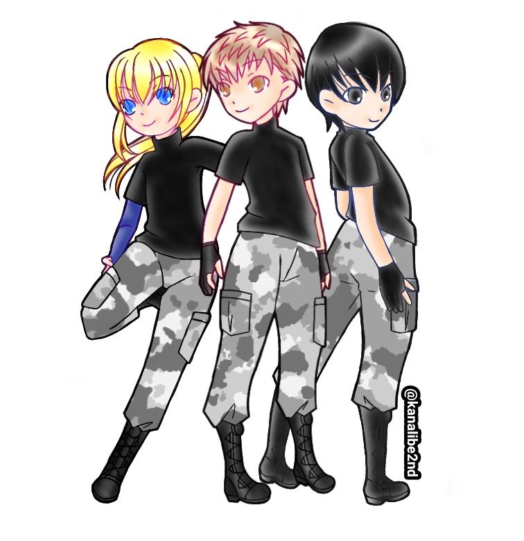 このちい/アクリルスタンド簡易版軍服version