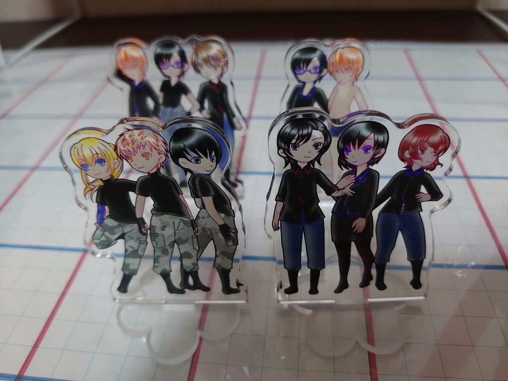 このちい/アクリルスタンド簡易版軍服version