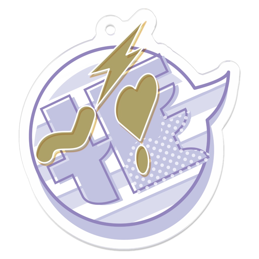 推し!♡ロゴ アクリルキーホルダー(全20種)