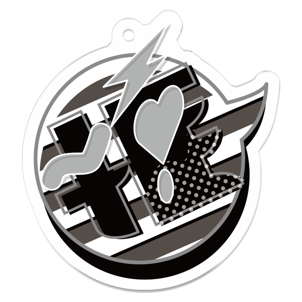 推し!♡ロゴ アクリルキーホルダー(全20種)