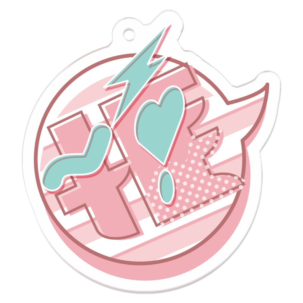 推し！♡ロゴ　アクリルキーホルダー(全20種)