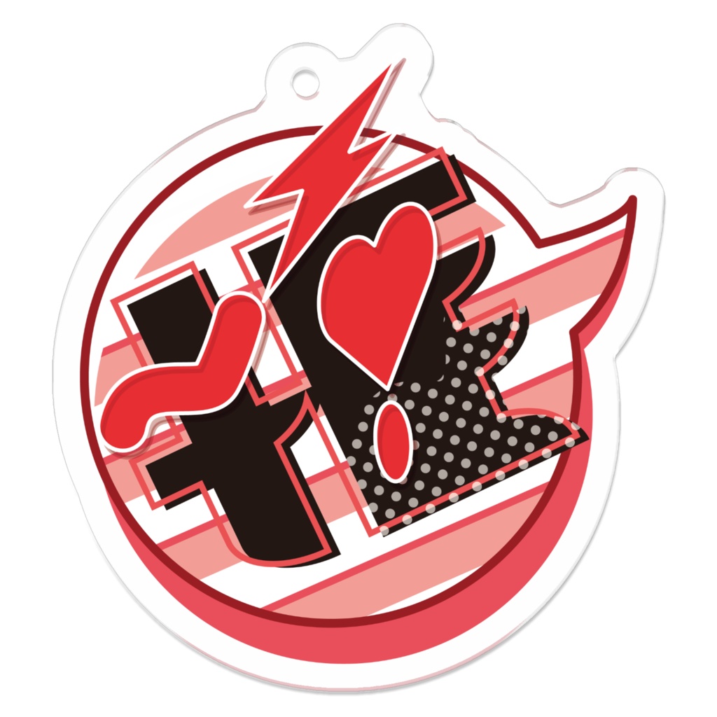 推し!♡ロゴ アクリルキーホルダー(全20種)