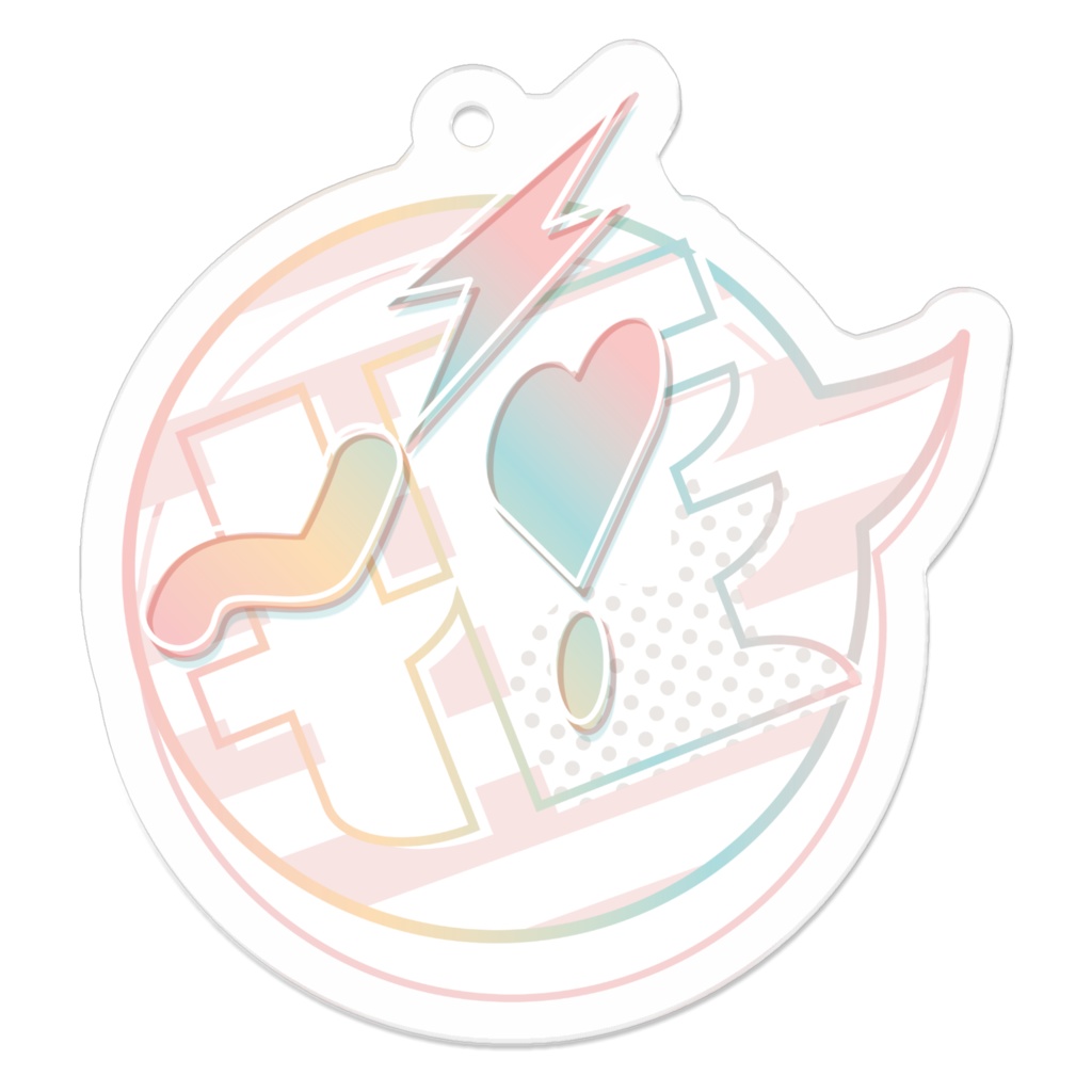 推し!♡ロゴ アクリルキーホルダー(全20種)