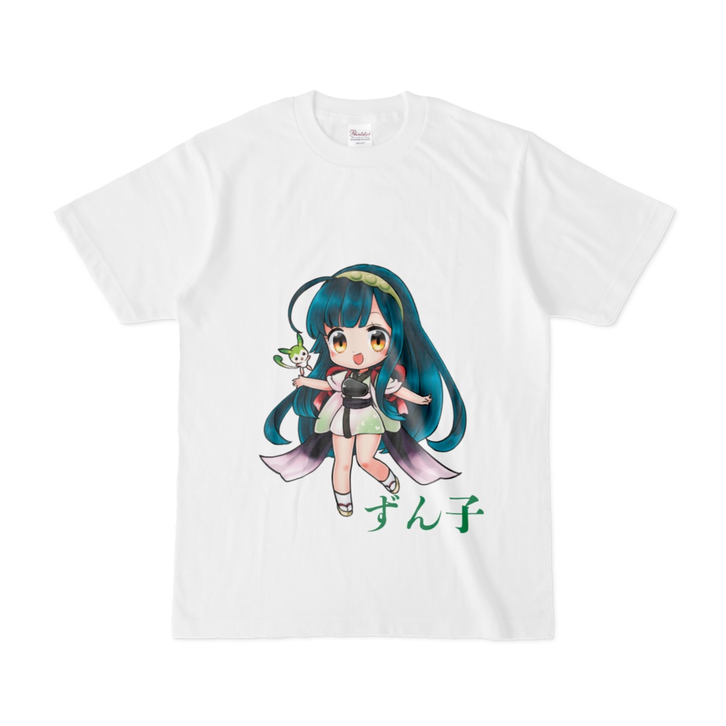 東北ずん子 白Tシャツ