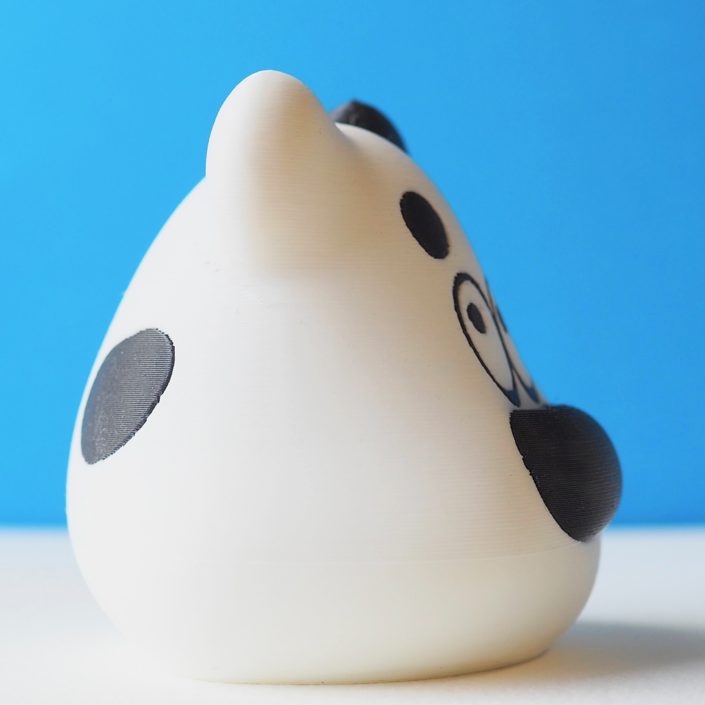 しろくまミニオブジェ(黒ぶち)