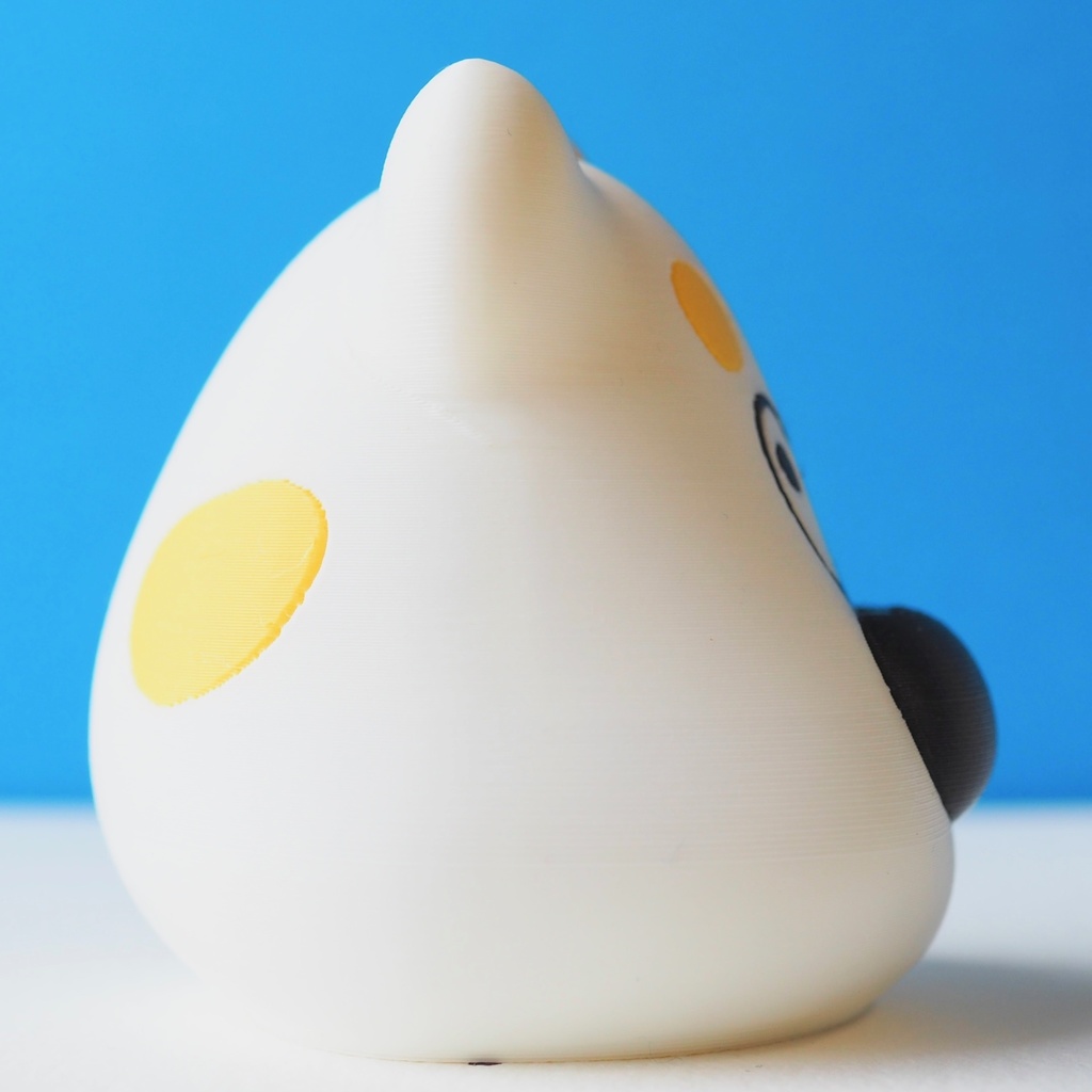 しろくまミニオブジェ(黄ぶち)