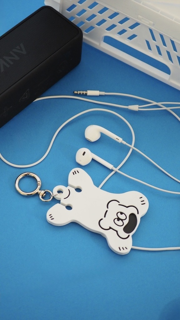 しろくまイヤホンホルダー