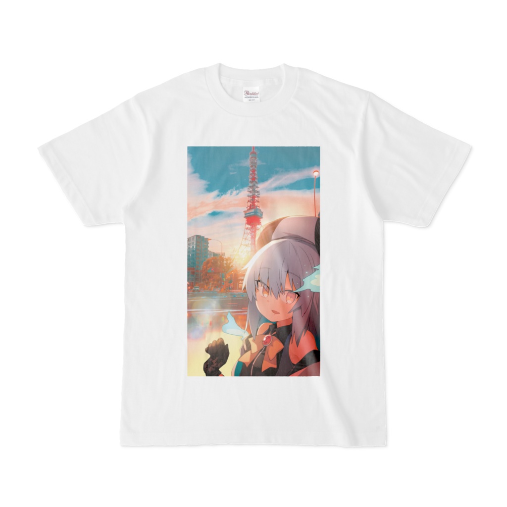 東京タワーとユウラン-Tシャツ