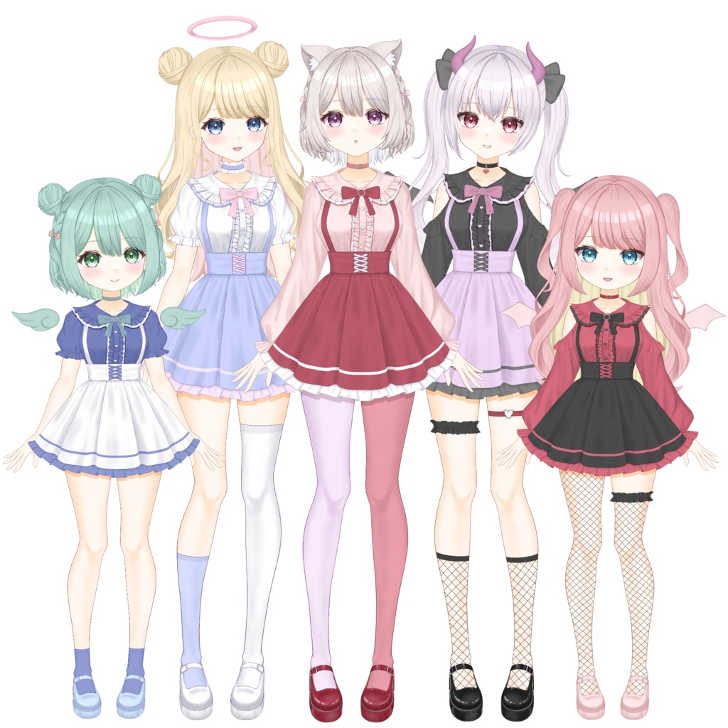 【VTS/nizimaLIVE対応】カスタム汎用モデル1【Live2Dモデル】