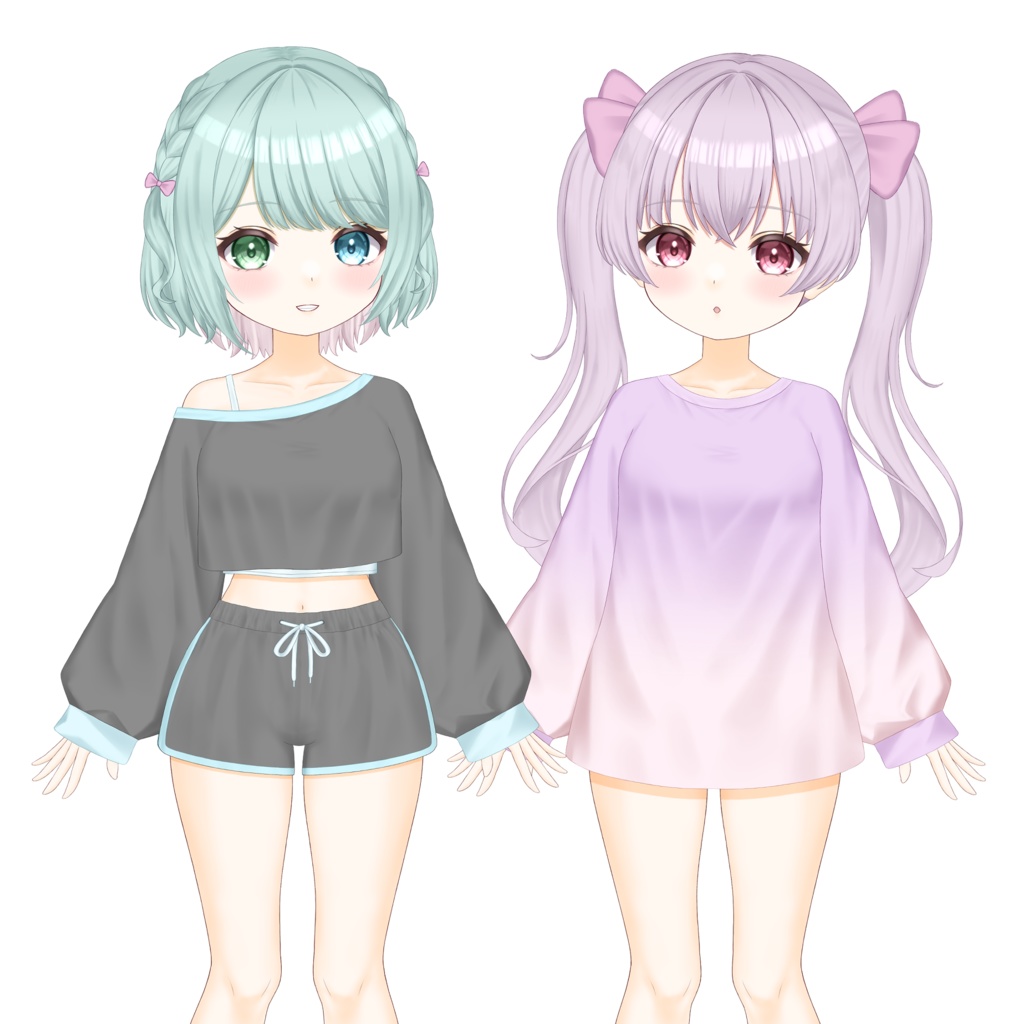 【VTS/nizimaLIVE対応】カスタム汎用モデル3【Live2Dモデル】