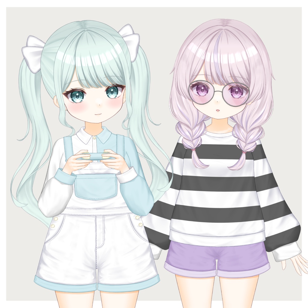 【VTS/nizimaLIVE対応】カスタム汎用モデル9【Live2Dモデル】