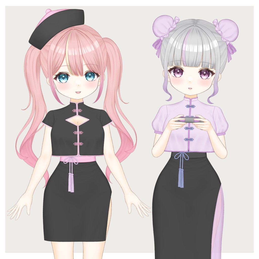 【VTS/nizimaLIVE対応】カスタム汎用モデル10【Live2Dモデル】