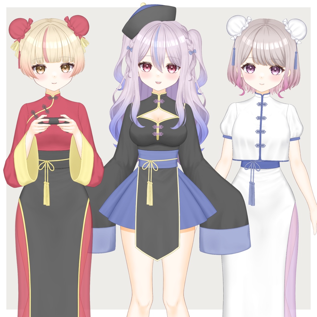 【VTS/nizimaLIVE対応】カスタム汎用モデル10【Live2Dモデル】