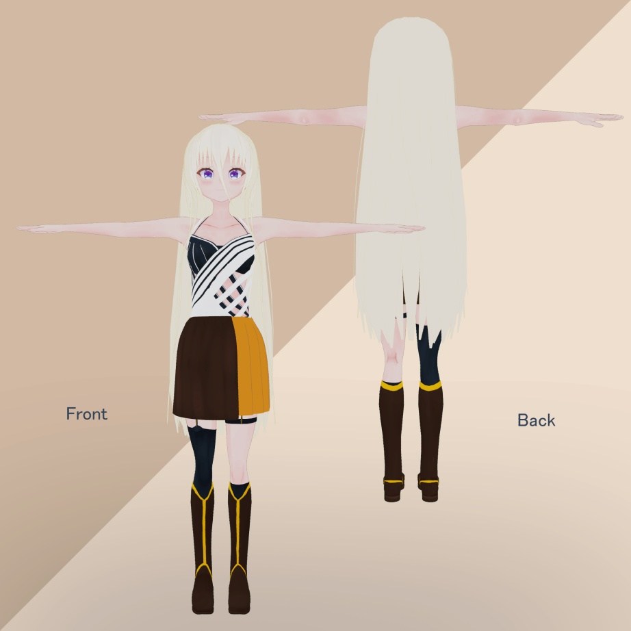 オリジナル3Dモデル【フィリア】