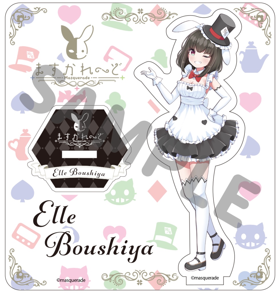 【スペシャルセット】ますかれーど』二期生 B2タペストリー&アクリルフィギュアセット+おまけ付き@完全受注生産