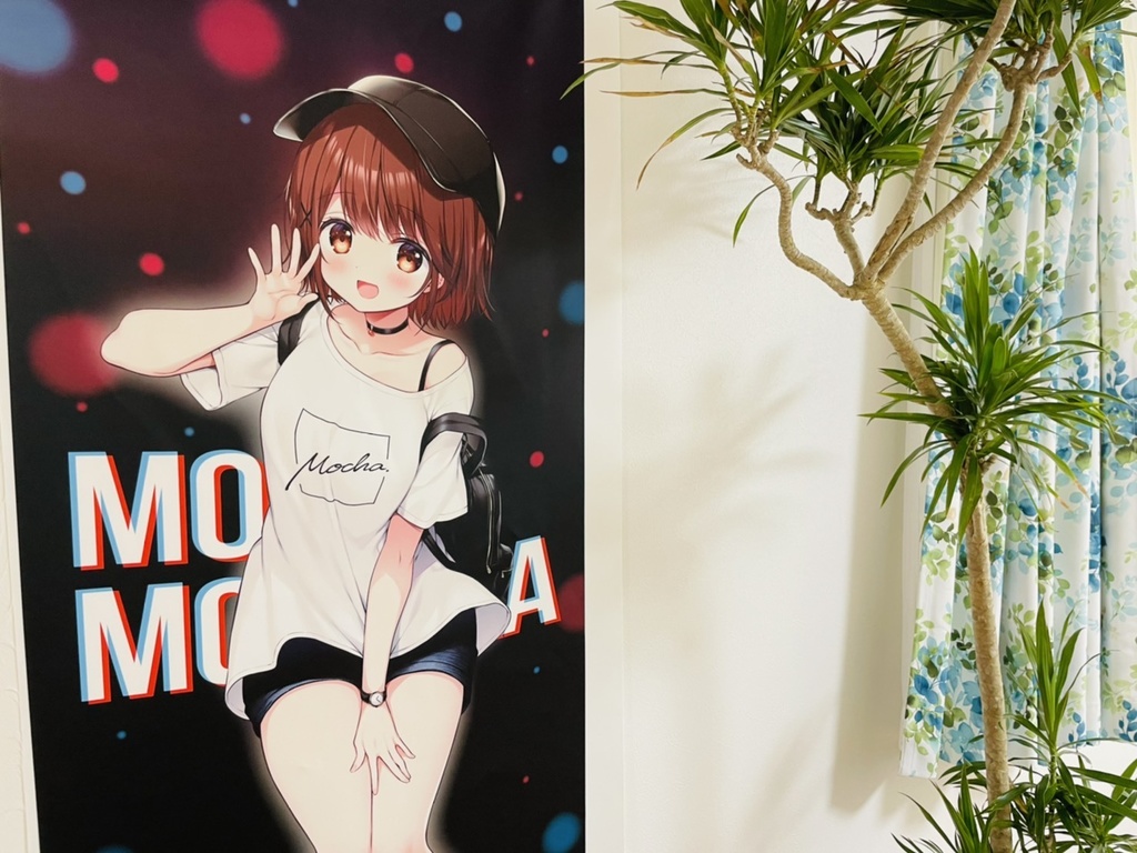 【サイン&キスマーク抽選付き】『ますかれーど』<描き下ろし私服イラスト>等身大タペストリー&アクリルフィギュア スペシャルセット@完全受注生産