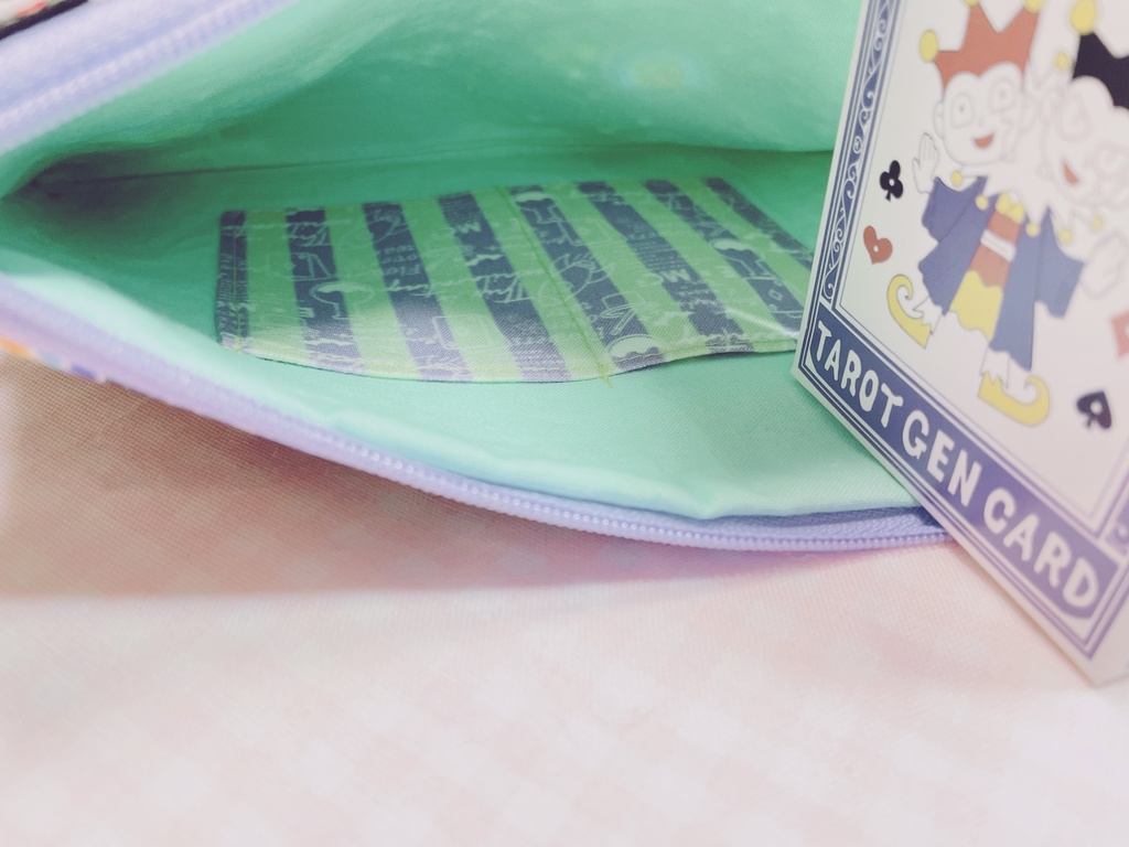 クリアポケット付きミニサコッシュ