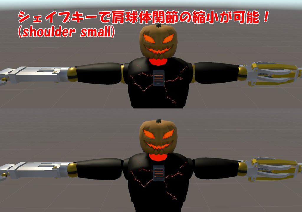 【オリジナル3Dモデル】Jack O ver1.00