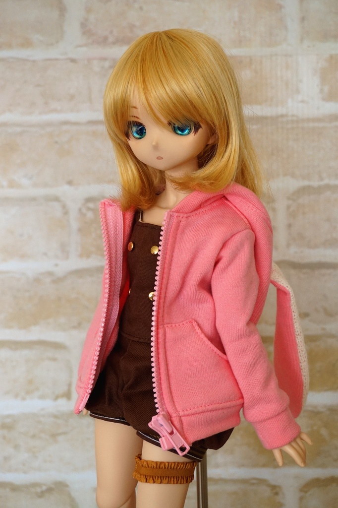 MDD ジッパー付うさっこパーカー