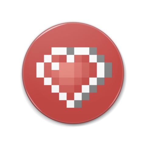 缶バッジ「ハート(GUN SPIRITS)」