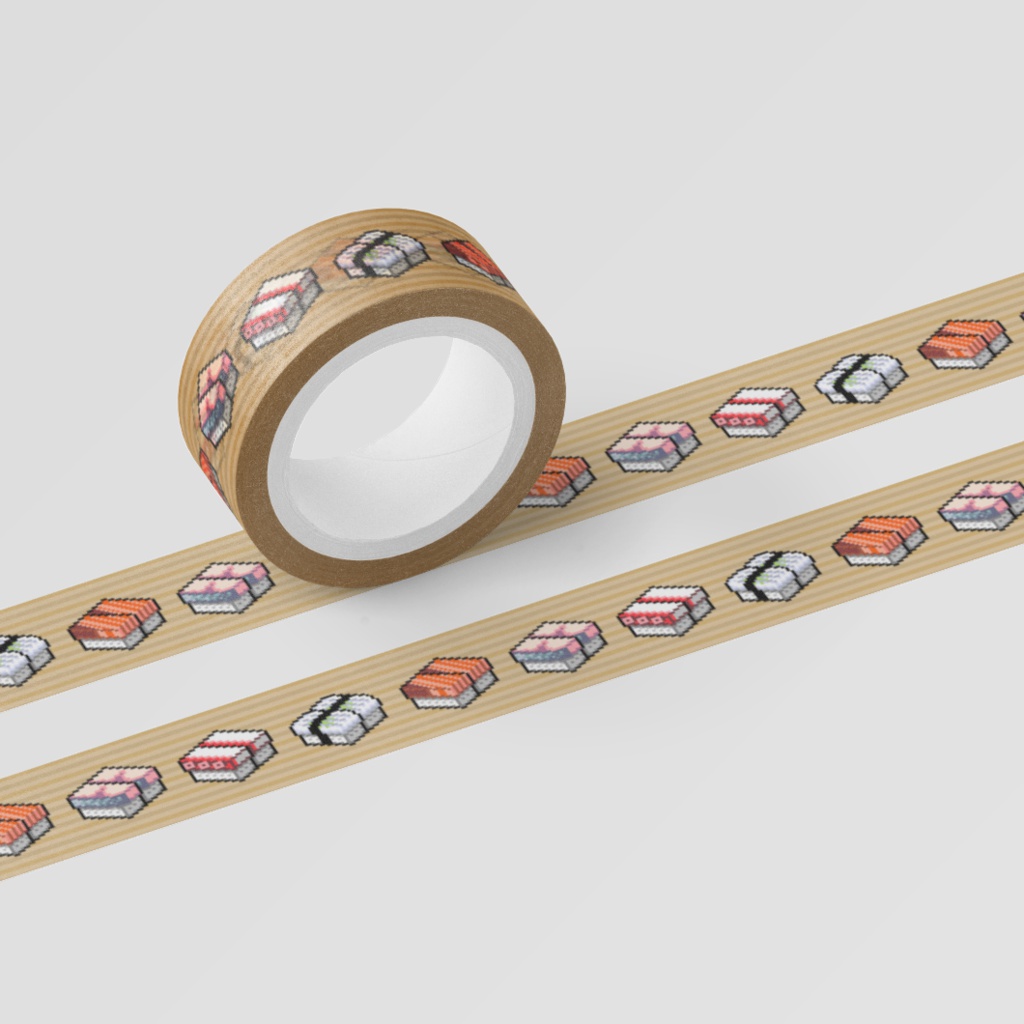 マスキングテープ「SUSHI CUBE [type04] / 握り4種」