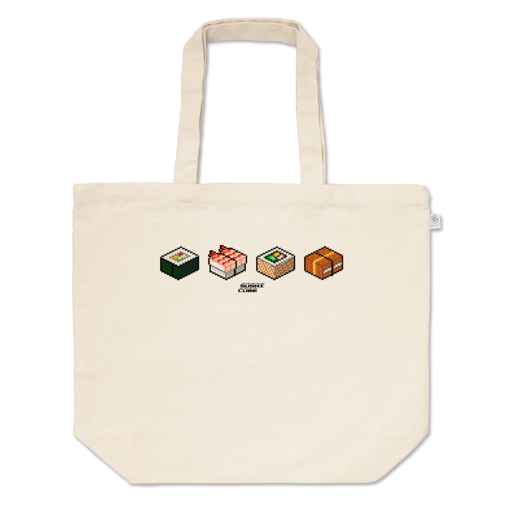 トートバッグL「SUSHI CUBE[type05] / 助六4種」