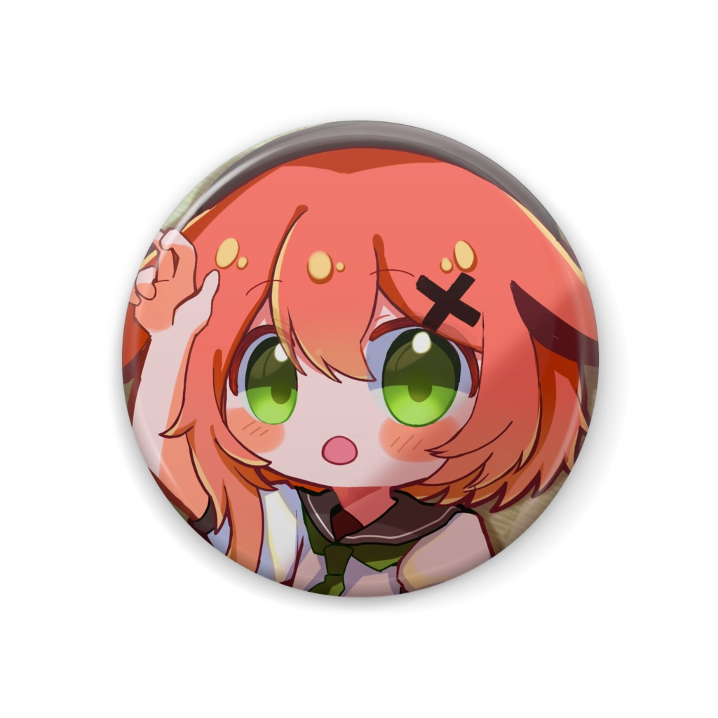 めろろん缶バッジ🍉