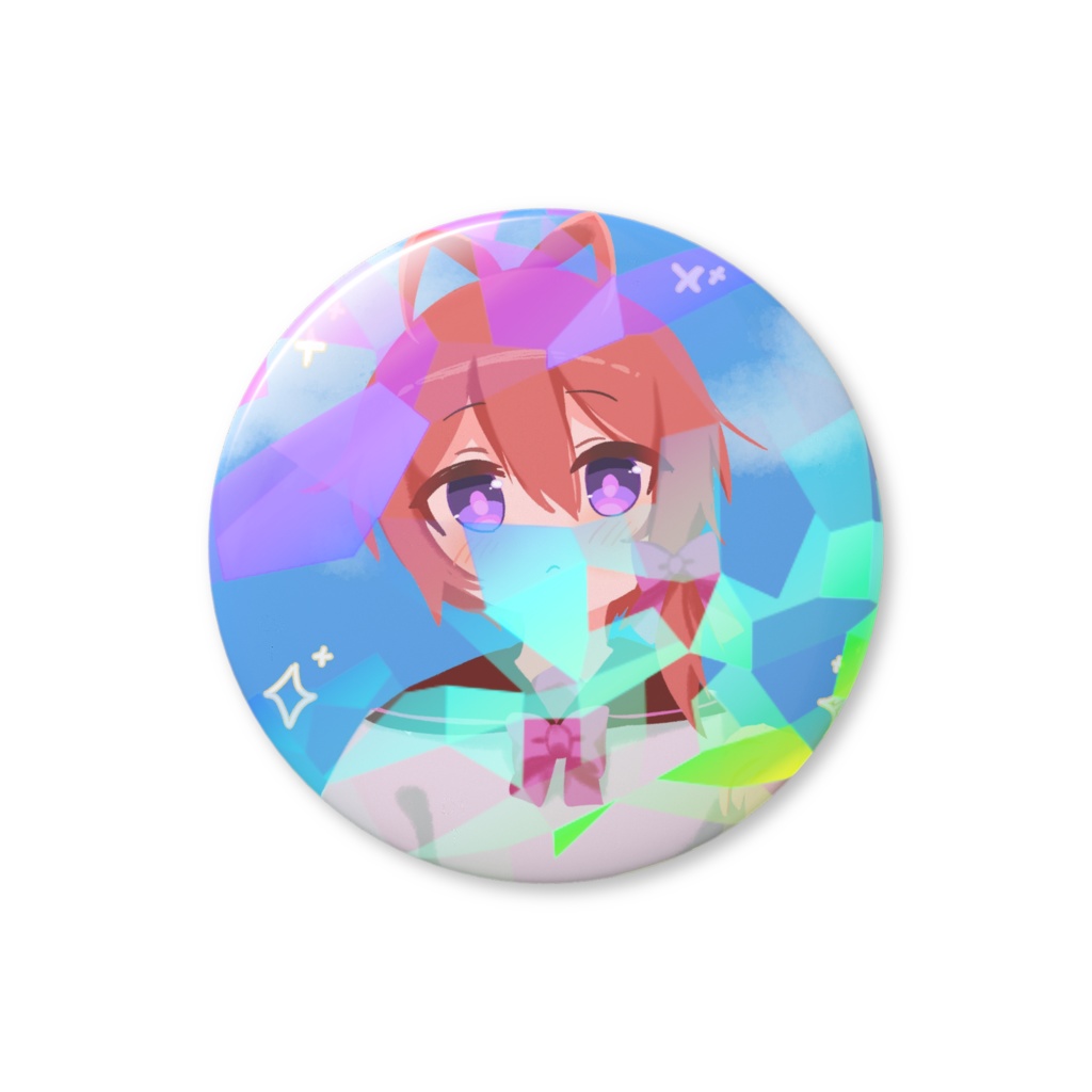 来栖あずさ　✧ホログラム缶バッジ✧