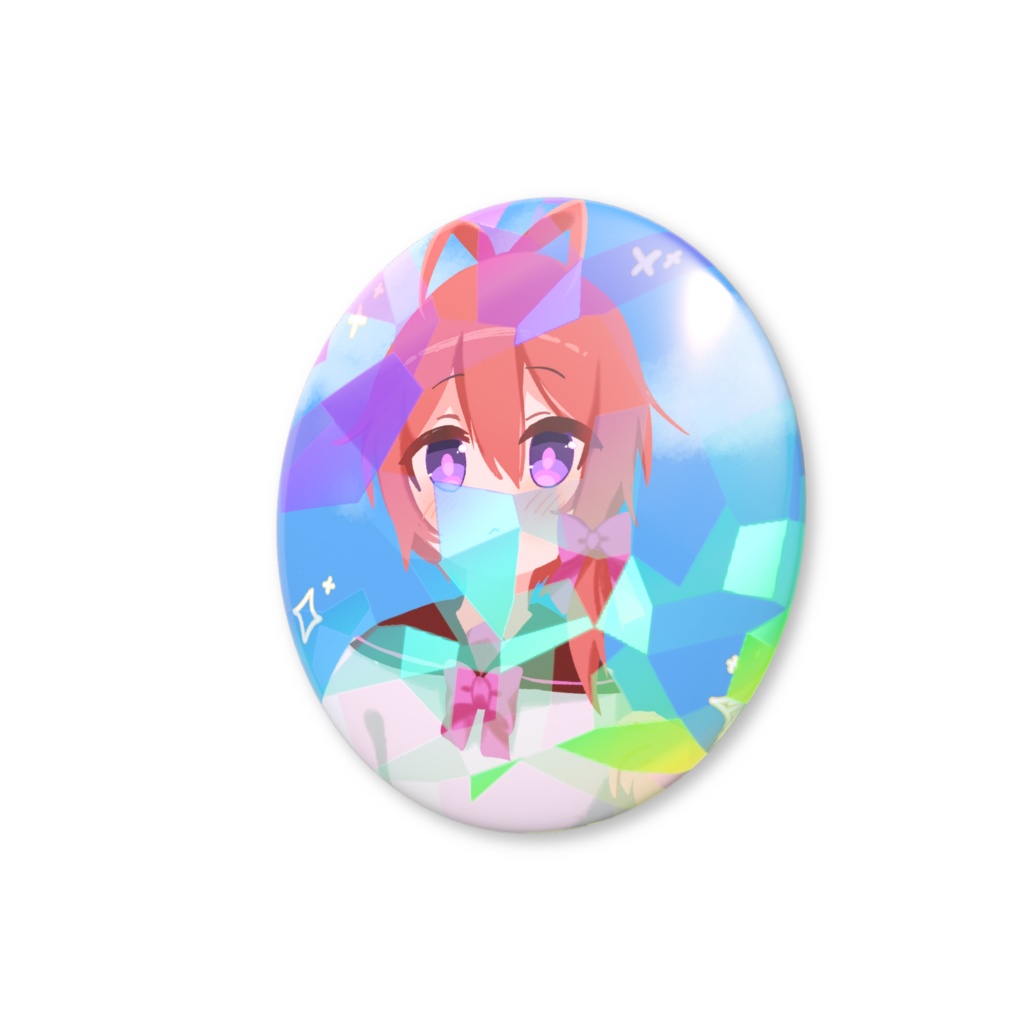 来栖あずさ ✧ホログラム缶バッジ✧
