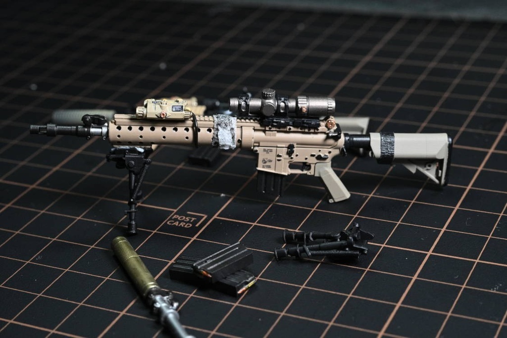 【塗装済】MK12MOD0 1/10武器 ライフル メガミデバイス figma
