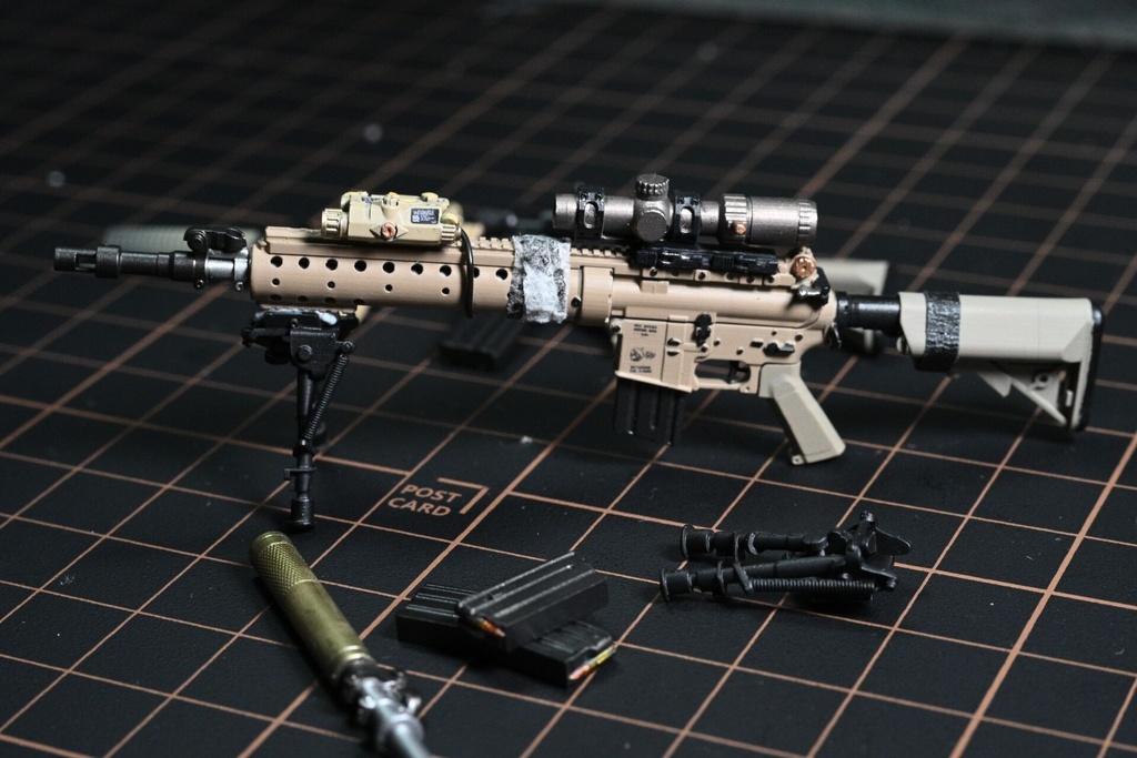 【塗装済】MK12MOD0 1/10武器 ライフル メガミデバイス figma