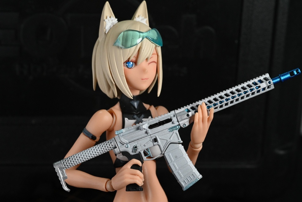 【塗装済】BAD556 1/10武器 ライフル メガミデバイス figma