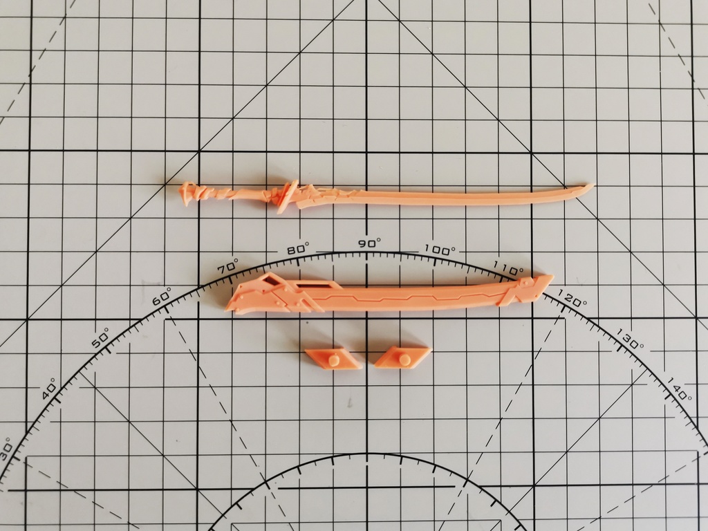 1/12スケール 太刀 メガミデバイス 武器パーツ