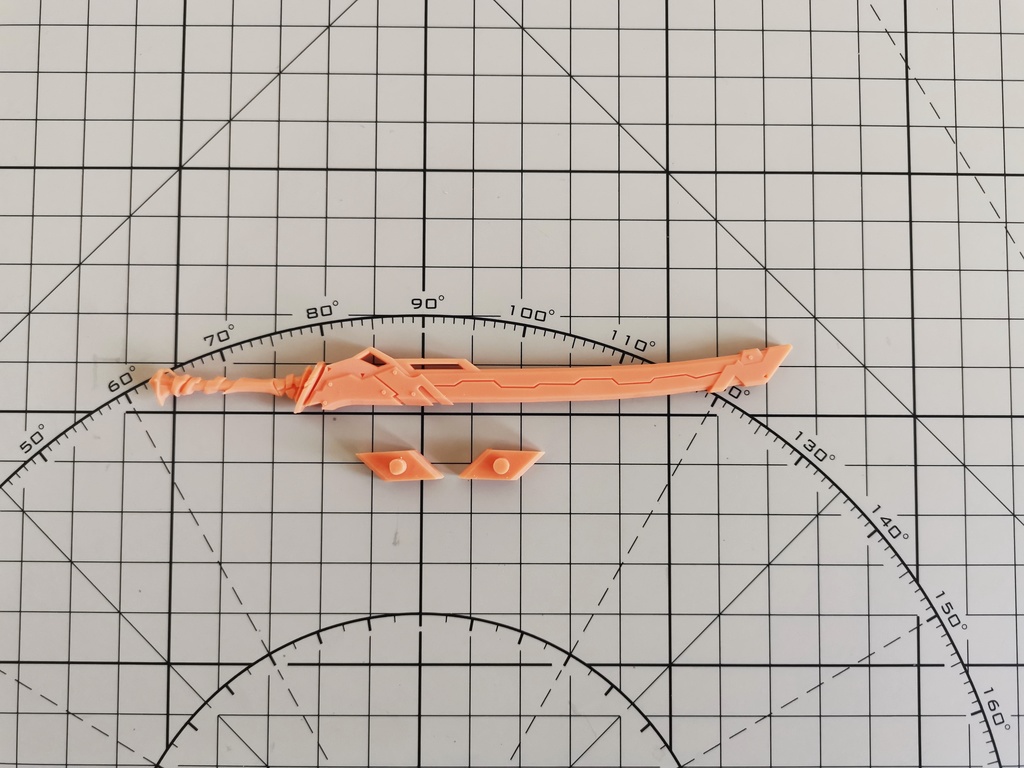 1/12スケール 太刀 メガミデバイス 武器パーツ